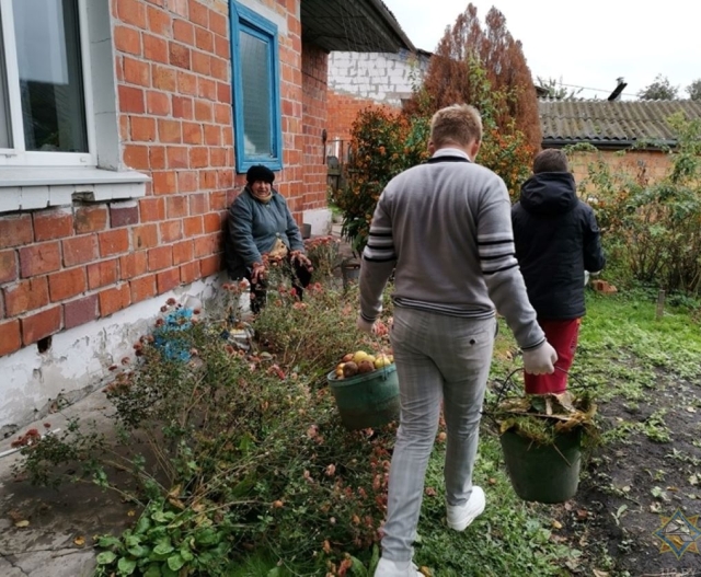 Столинские спасатели оказывают адресную помощь пожилым людям