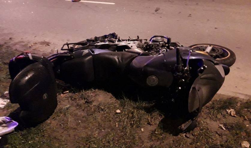 В Минске спортивный мотоцикл сбил пешехода