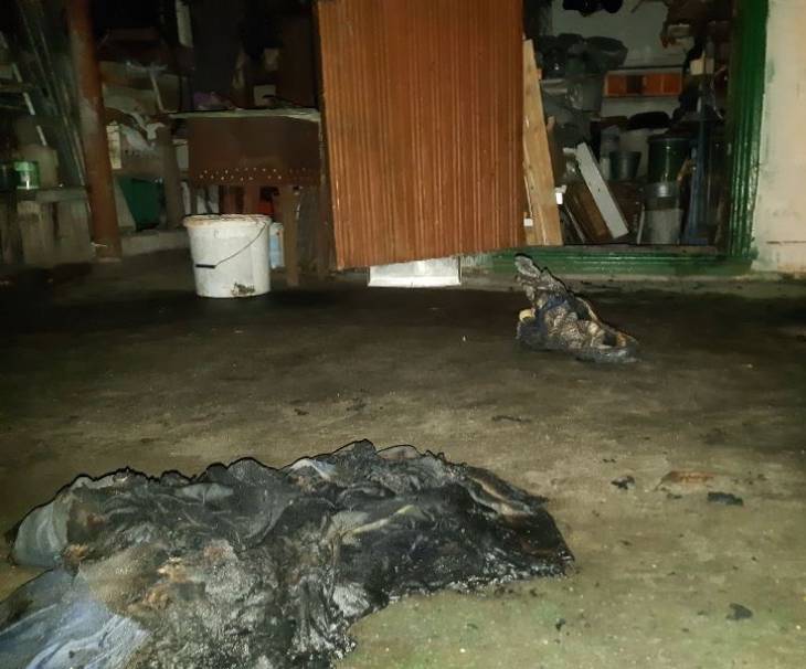 В частном доме брестчанин сгорел наполовину