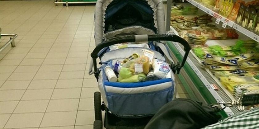 В Полоцке три женщины с детской коляской обокрали два магазина