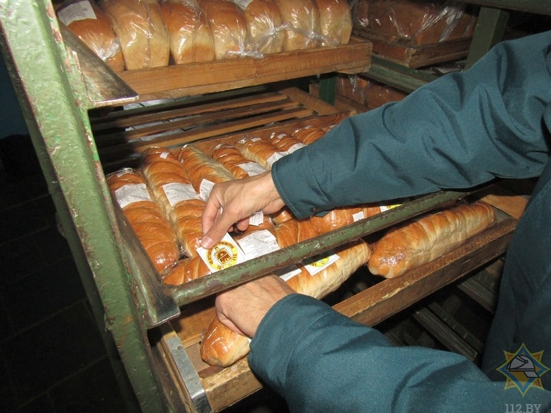 Хлеб в Ельске напоминает о безопасности