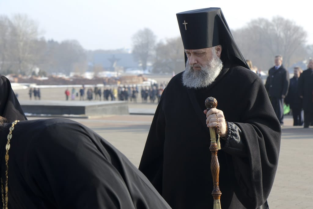 Брестские священнослужители приняли участие в митинге, посвященном Дню защитников Отечества
