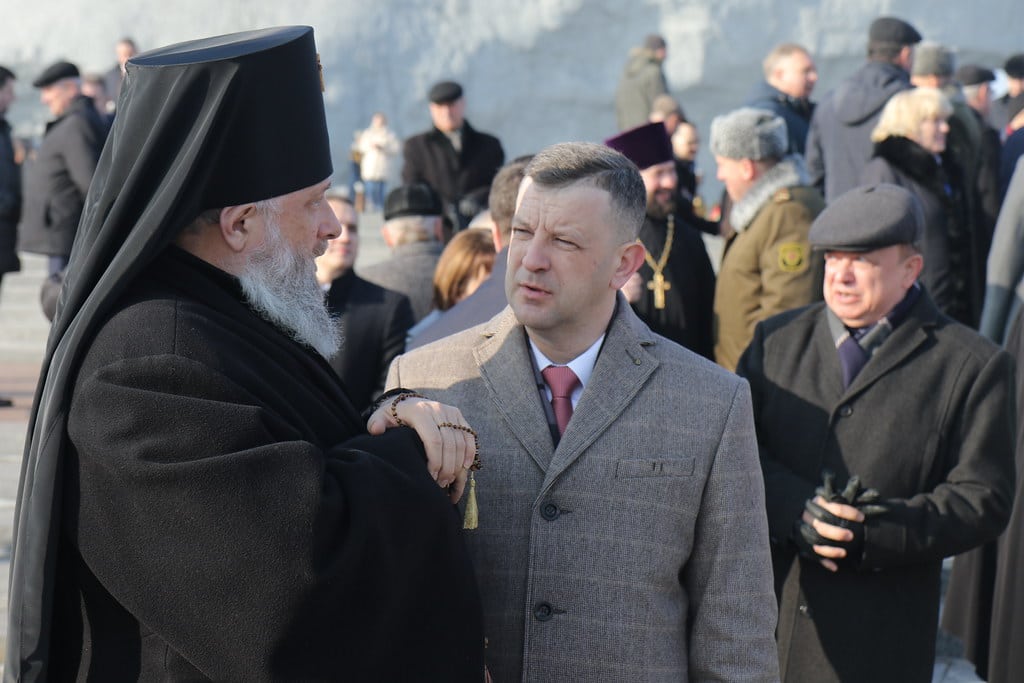 Брестские священнослужители приняли участие в митинге, посвященном Дню защитников Отечества