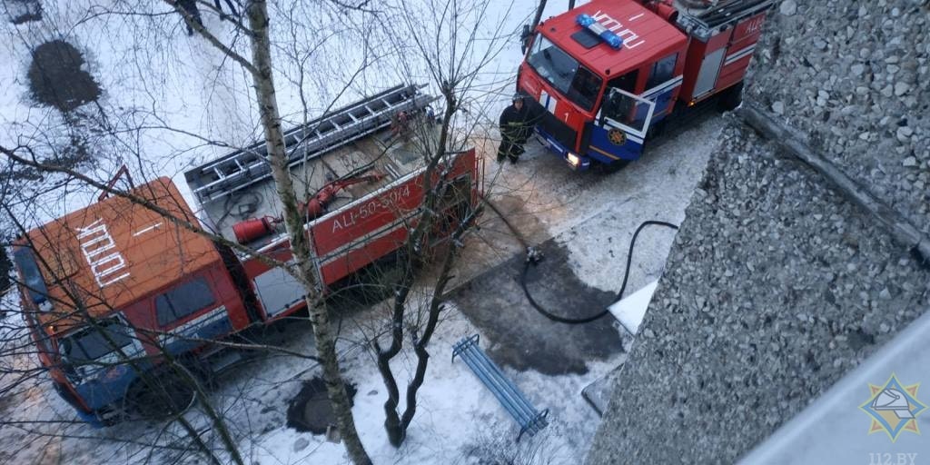 Благодаря сработке пожарного извещателя в Полоцке спасены трое детей и отец