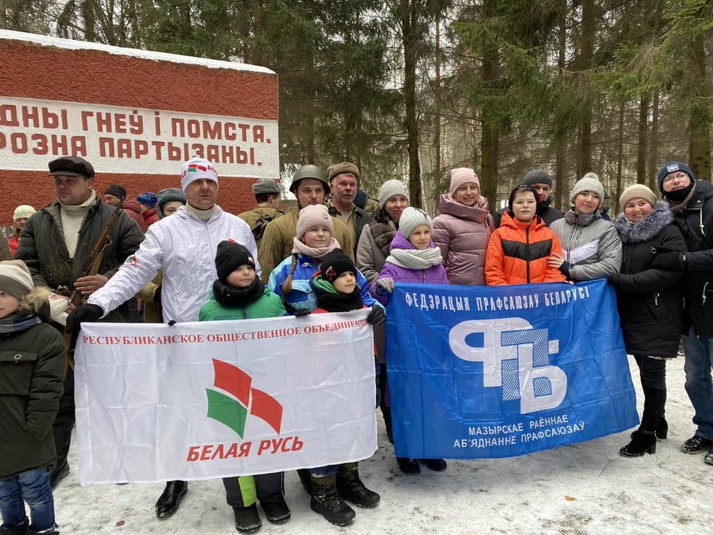 В Мозырском районе организовали реконструкцию боевых действий времен ВОВ