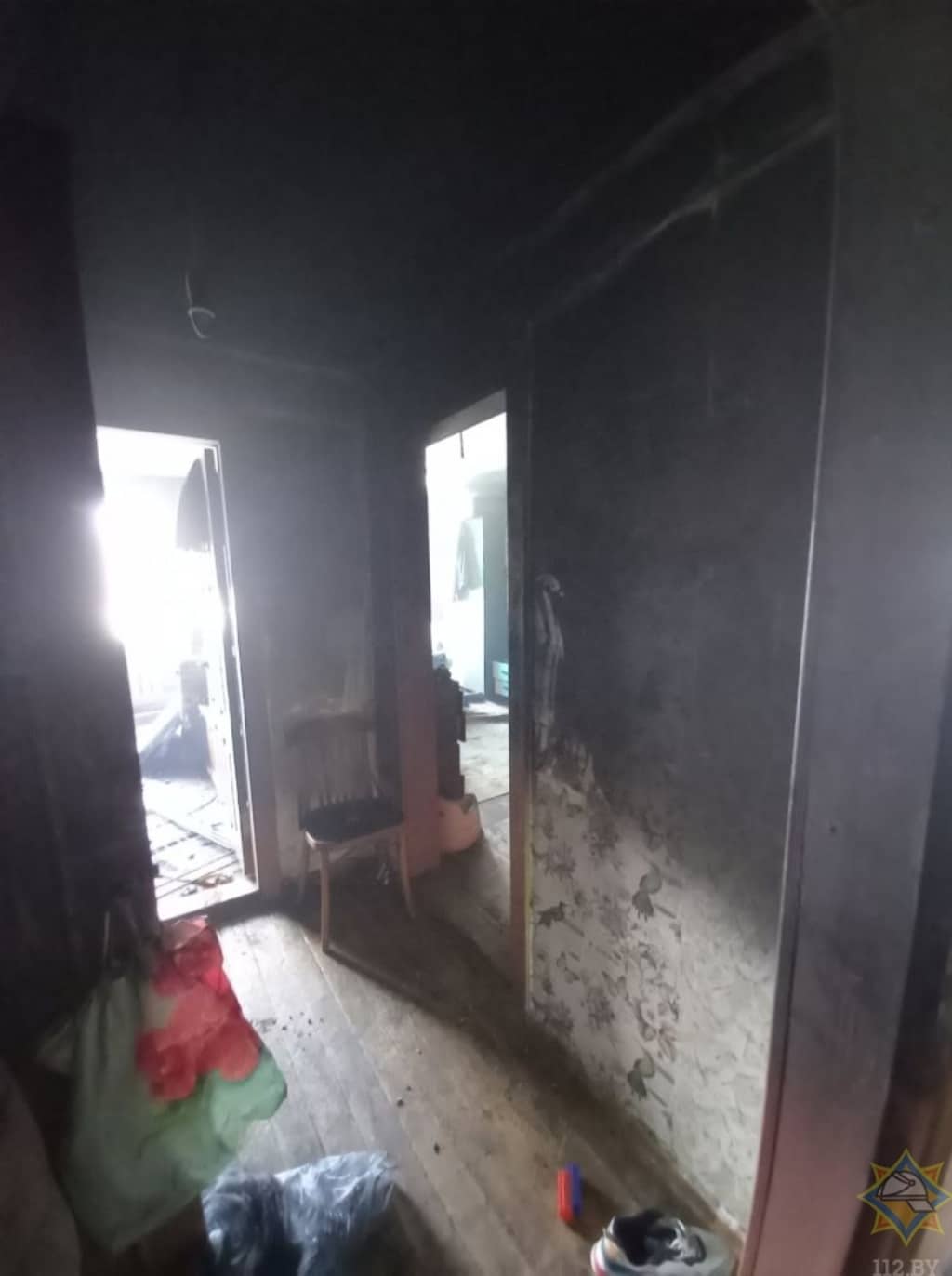 Пожар в общежитии в Микашевичах