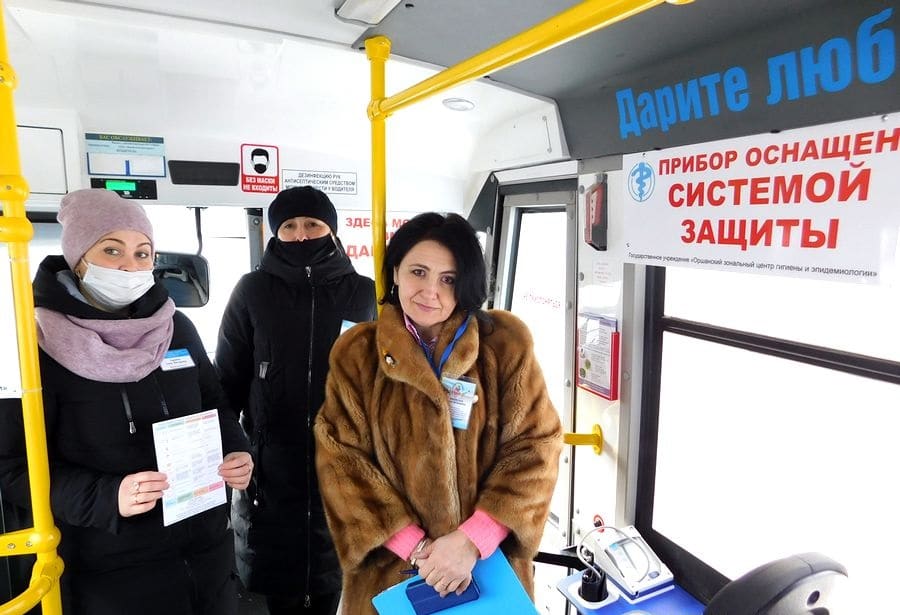 В Оршанском районе курсирует автобус здоровья