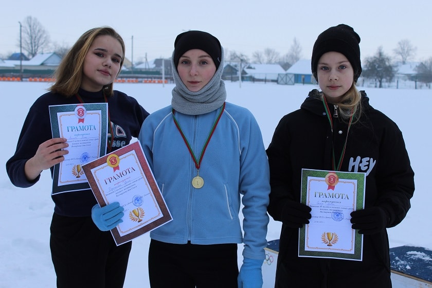 В Бешенковичах прошли лыжные гонки
