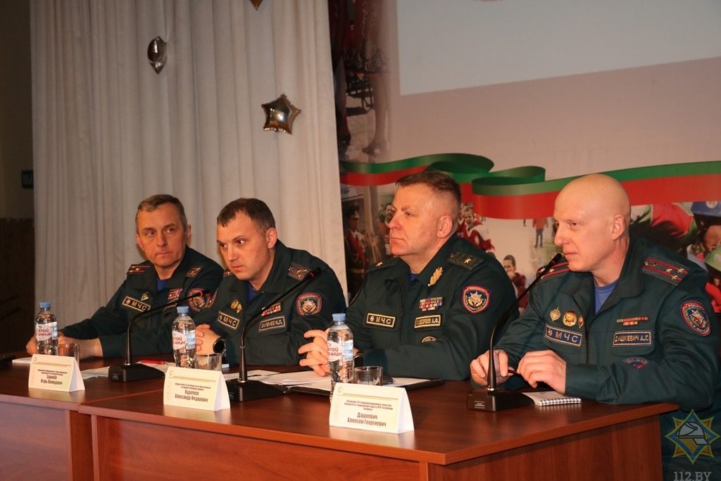 Замглавы МЧС Александр Худолеев посещает с рабочим визитом Гомельскую область