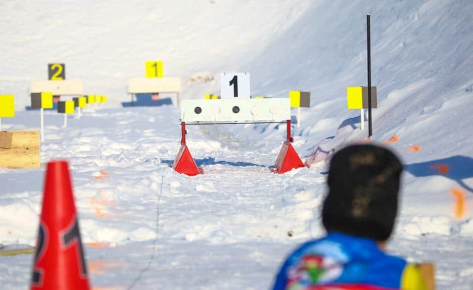 В Чаусах стартовал областной этап соревнований по биатлону "Снежный снайпер"