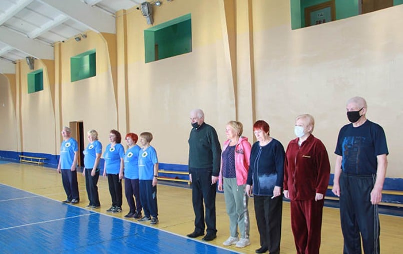 В Ляховичах прошло спортивное мероприятие "Активное долголетие"
