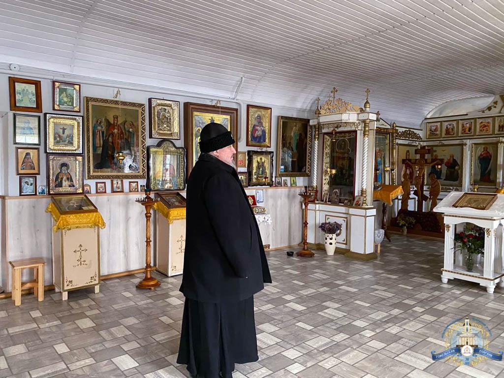 Архиепископ Стефан с рабочим визитом посетил храмы Гомельской епархии