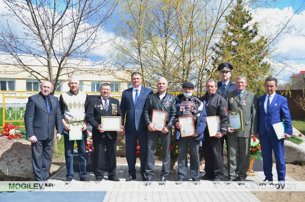 В Быхове открыли памятный знак к годовщине аварии на ЧАЭС