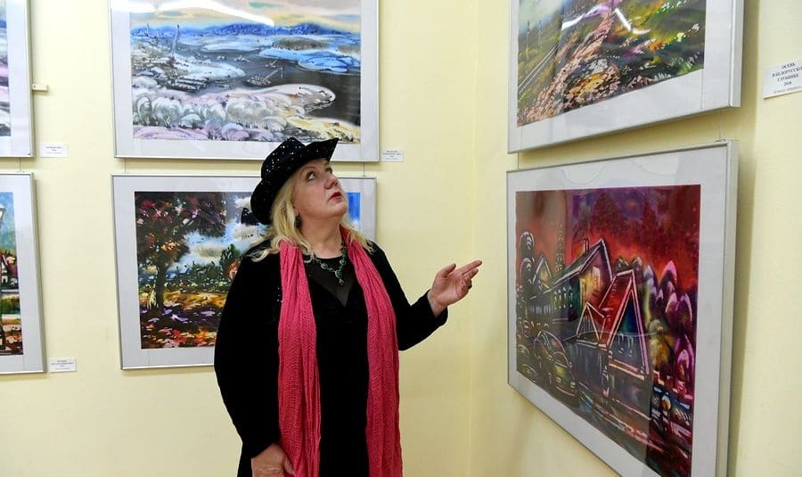 В Витебске открылась юбилейная выставка Феликса Гумена