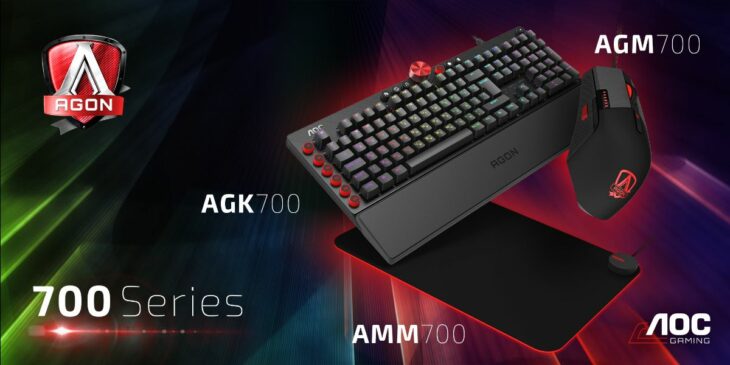 AOC расширяет свой ассортимент игровых аксессуаров за счет механических клавиатур, мышек и ковриков