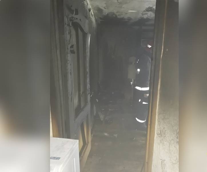 Обгорела полностью - в Минске из пожара вынесли женщину