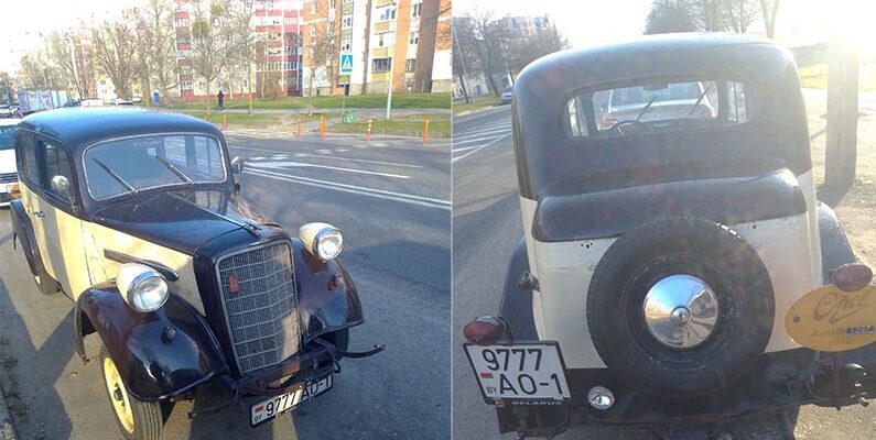 В Бресте замечен автомобиль Opel Model 1397 возраст которого 88 лет