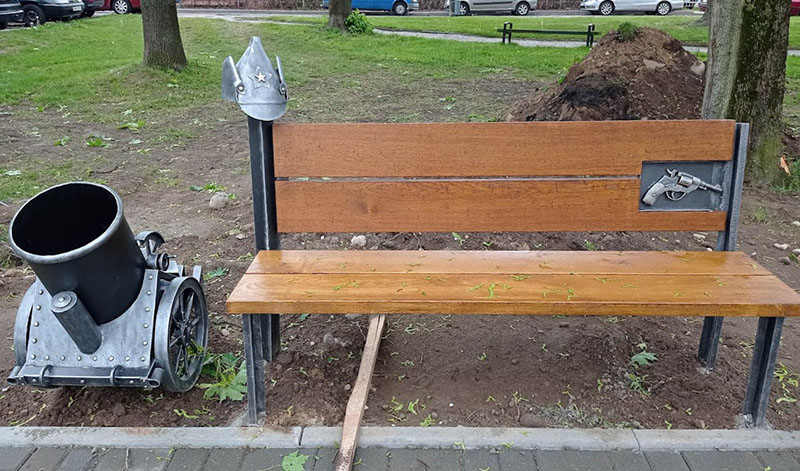 в сквере Чапаева