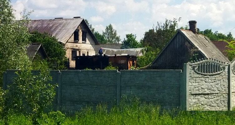 сгорел дом