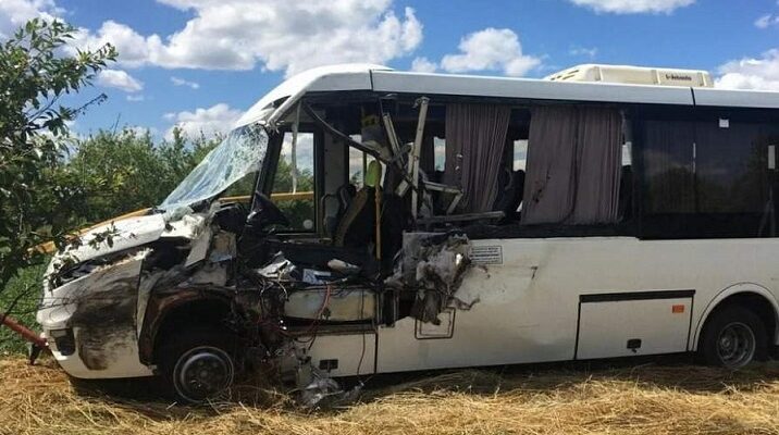 Могилевский автобус серьезно разбился в России