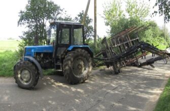 В Горецком районе парень попытался угнать трактор и попал в ДТП