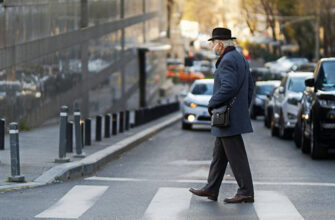 пешеход старик