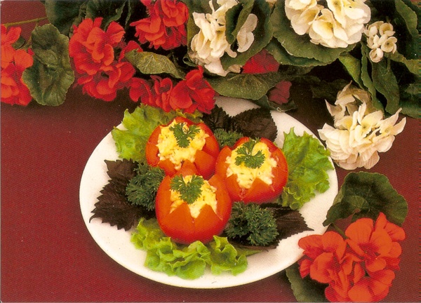 Готовим помидоры фаршированные сыром – рецепт с фото и описанием