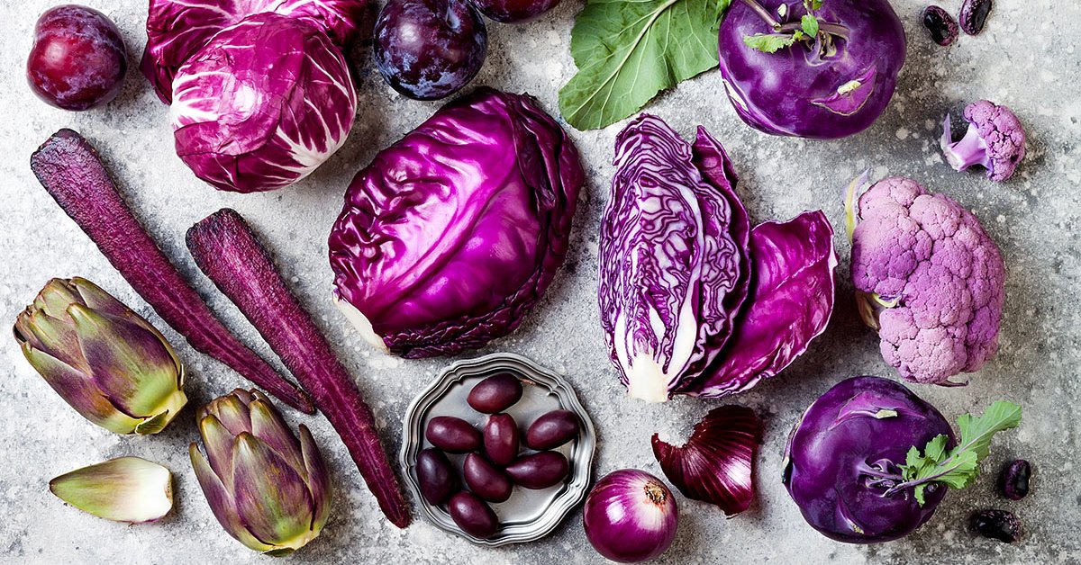 Овощи и фрукты фиолетового цвета: фото, названия, полезные свойства