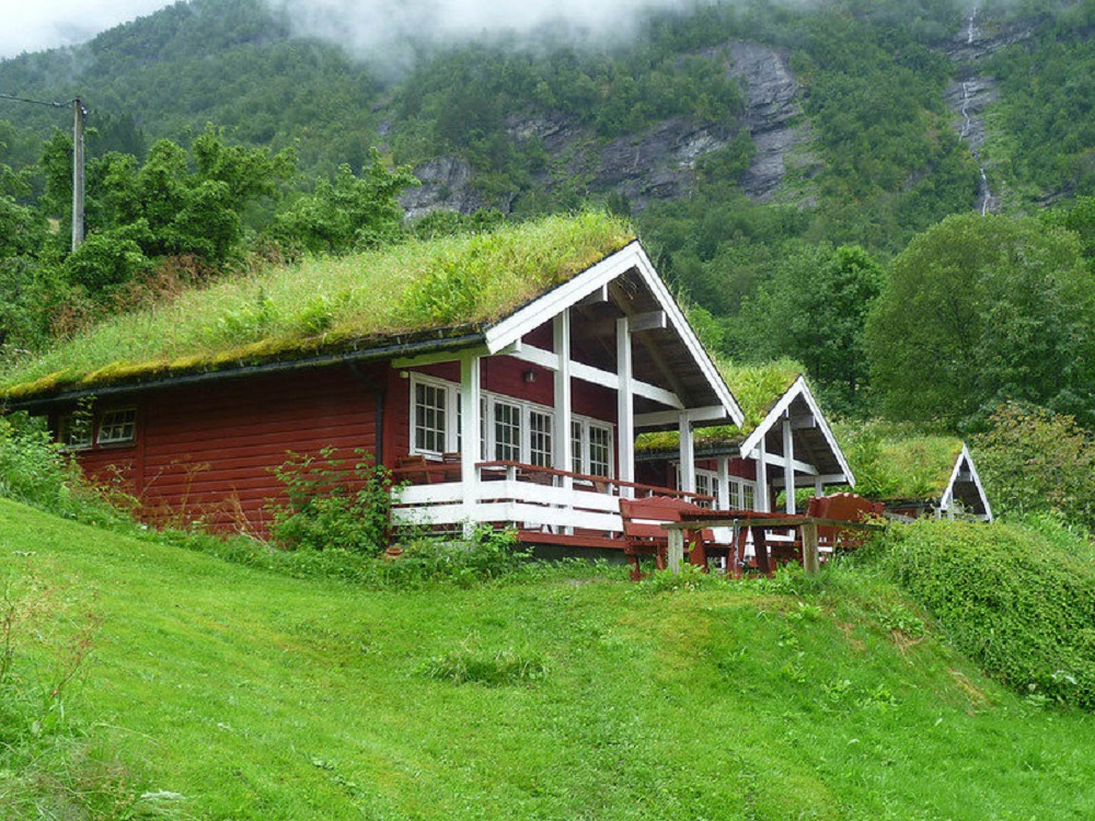 Дом с травой на крыше – эксклюзивное и экологичное решение!