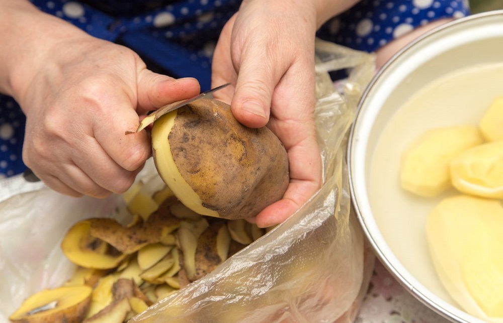 Как использовать картофельные очистки в виде удобрения?